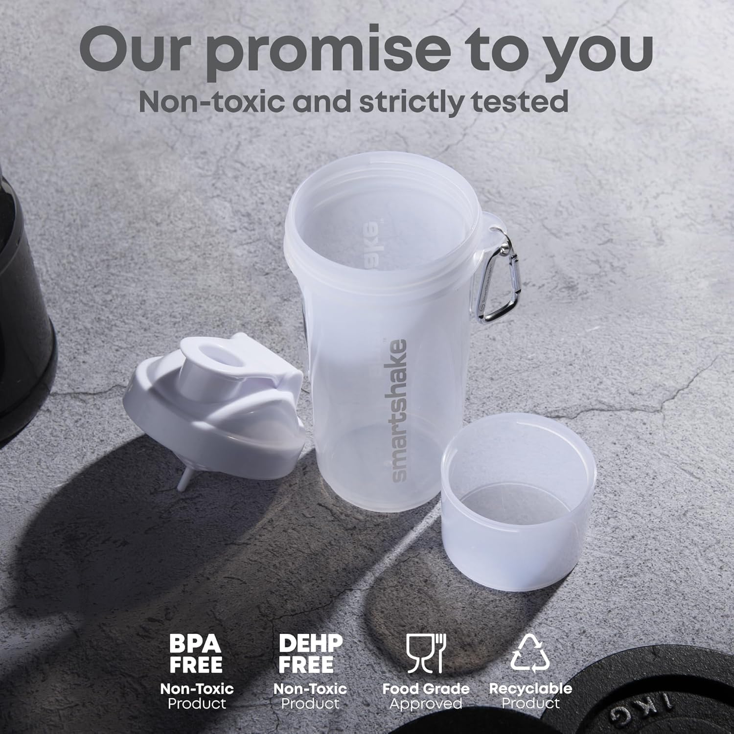 SmartMix Shaker Bottles 4-Pack