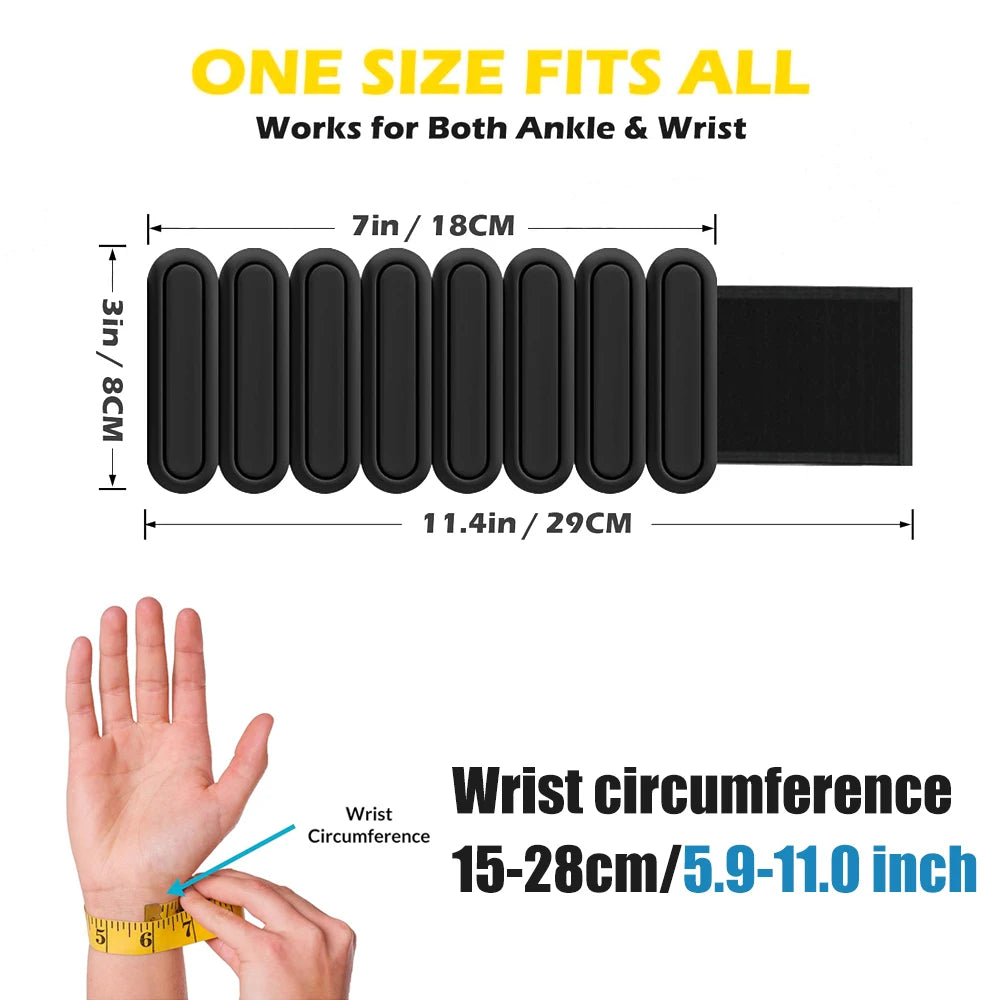 1Pair Wrist & Ankle Weights for Men Women