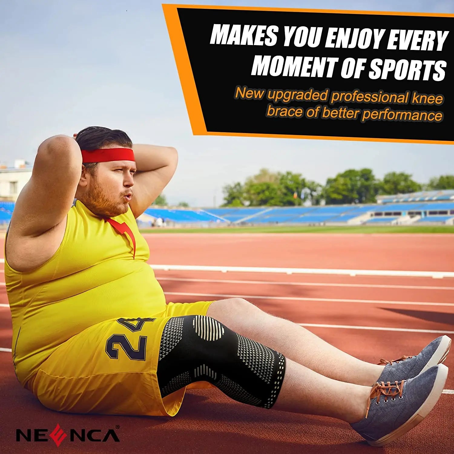 NEENCA Copper Knee Brace Knee Support with Patella Gel Pad