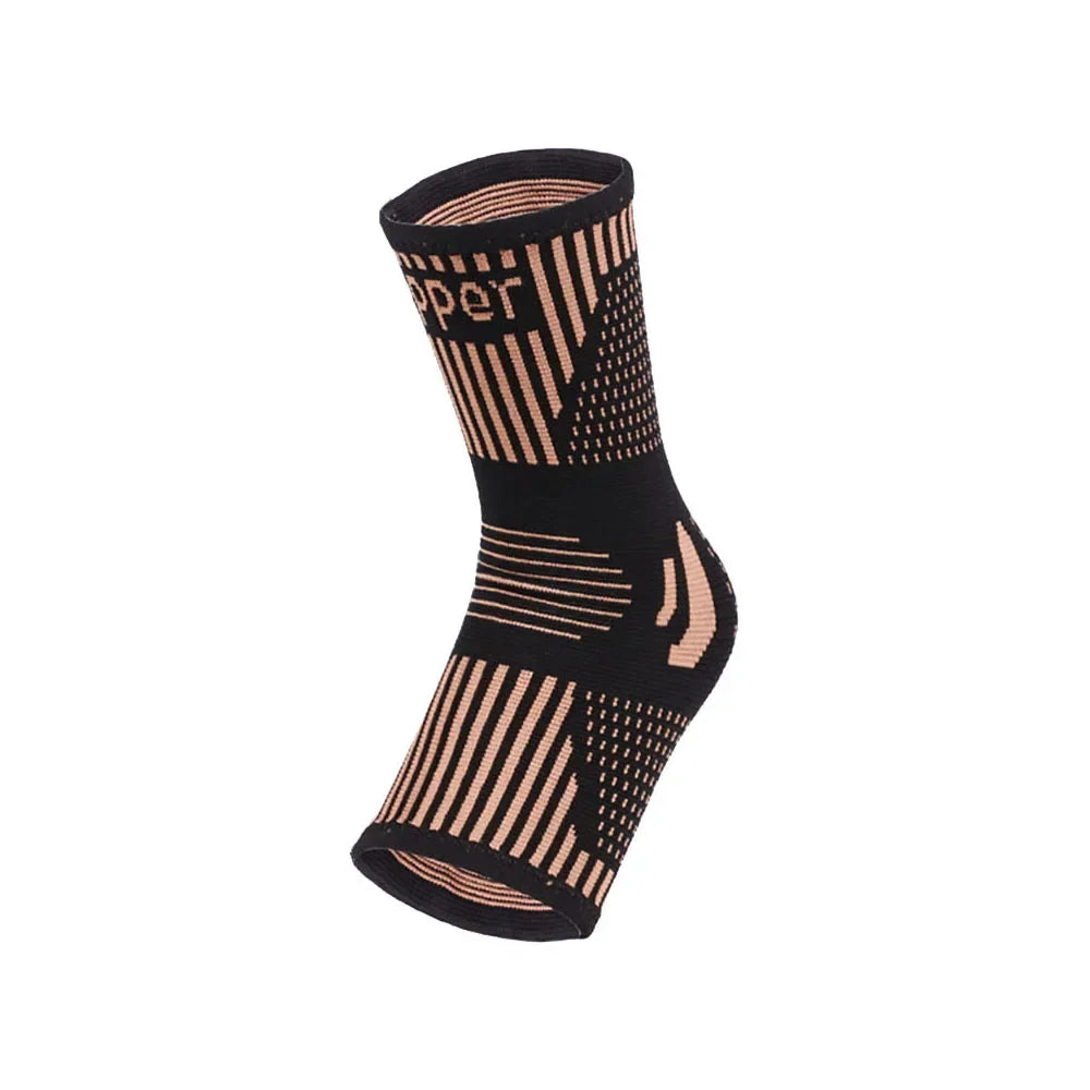 1PC Compression Support Copper Ankle Brace