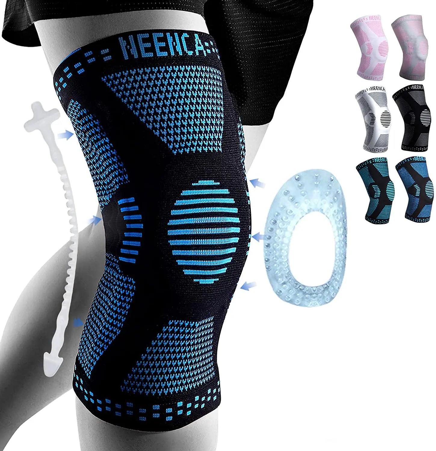 NEENCA Copper Knee Brace Knee Support with Patella Gel Pad